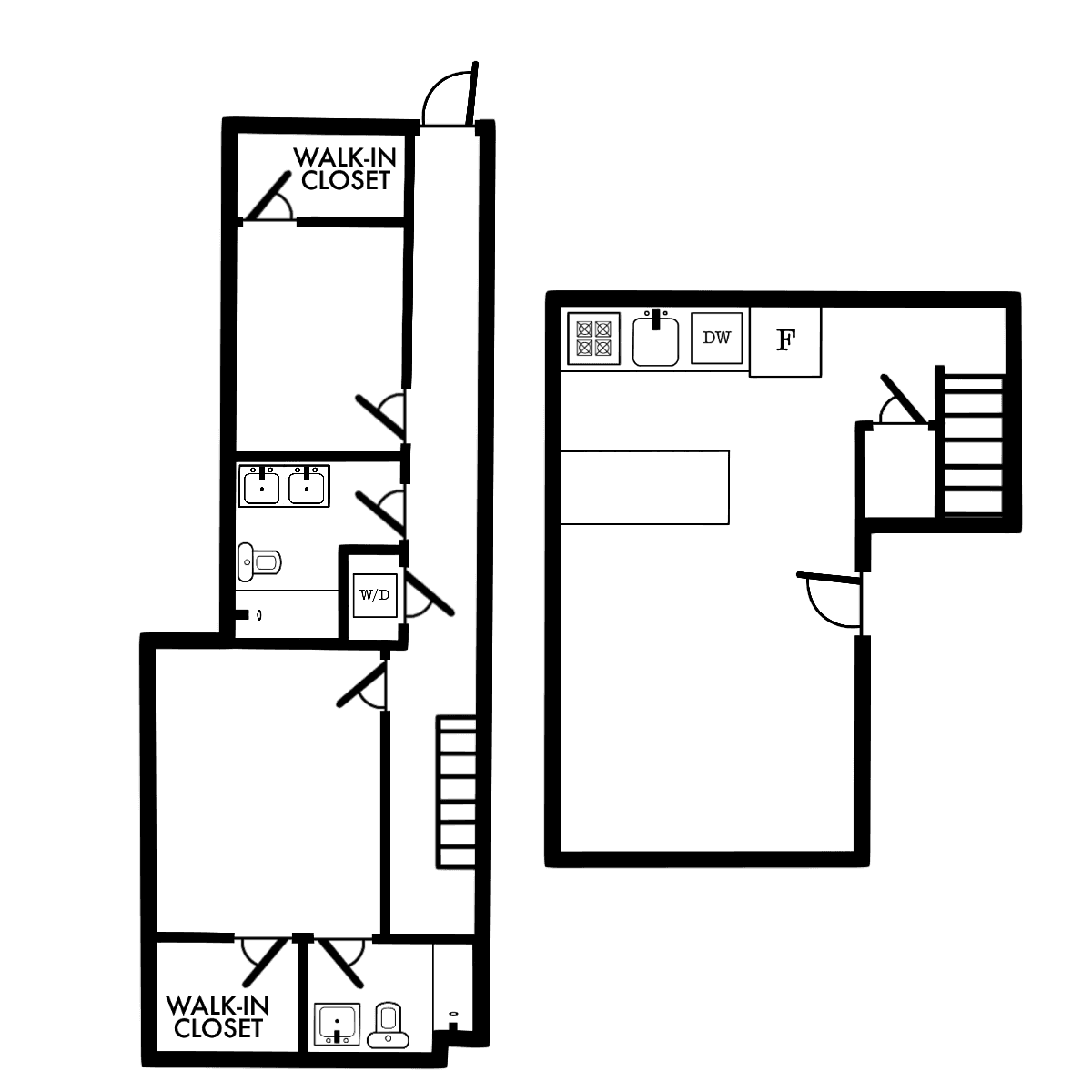 The Pair floor plan